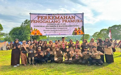 Perkemahan Pramuka Penggalang SMPN 6 Rangkasbitung