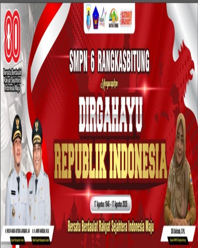 SMPN 6 Rangkasbitung Memperingati HUT RI Ke-80